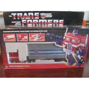   Transformers Optimus Prime G1 Tractor Trailer to Robot Toys & Games