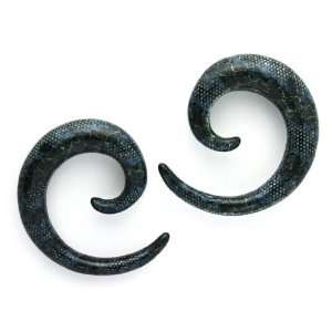   Expander Ear Gauge Plug Taper Animal Print (Sold By Pair) Jewelry