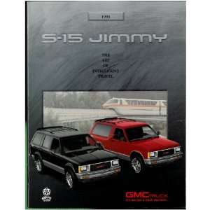  1991 GMC Truck S 15 Jimmy Original Sales Brochure 