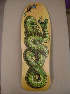 Santa Cruz Jeff Kendall SNAKE Skateboard Deck YELLOW  