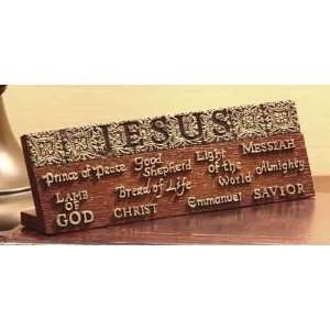  Name Decorative Jesus Table Plaque Religious Decor 2