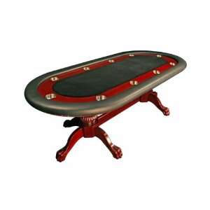    The Rockwell High End Furniture Poker Table Red Furniture & Decor
