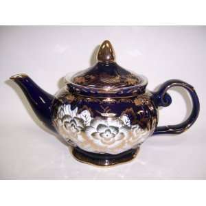  Italian Design Fine Porcelain Floral Themed Coffee/tea Pot 