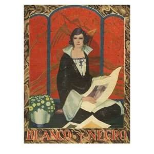  Blanco y Negro, Magazine Cover, Spain, 1924 Giclee Poster 