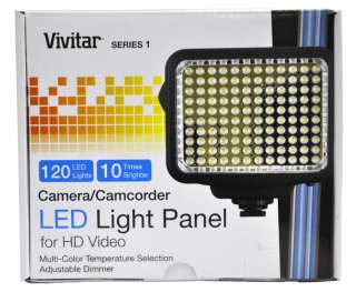   Video Light 120 LED DIMMABLE 6000K1000 LUX for Sony HDR FX1 DCR TRV310