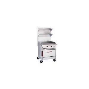   Stainless Radiant Charbroiler & Hot Top, Oven, NG