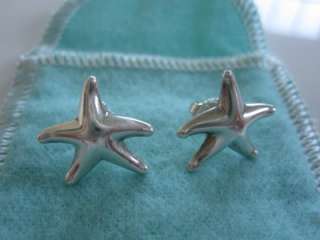 Tiffany & Co. Sterling Silver Elsa Peretti Starfish Earrings  