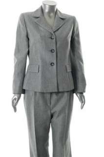 Evan Picone Suit NEW Pant Gray Pinstriped Misses 16  