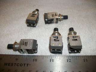 LOT OF MICRO SWITCH PUSHBUTTON SWITCHES  