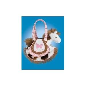  Kicky Boots Sassy Pet Sak Purse With Plush Brown and White 