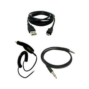  EMPIRE Samsung Brightside 8 USB Data Cable (Black) + Car 