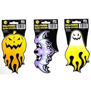  Halloween Glow Stickers 3x6 3 Styles Case Pack 36