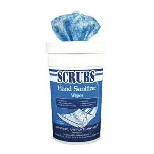  Antimicrobial Scrubs Hand Sanitizer Wipes   Canister 