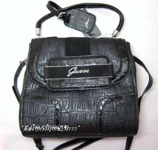 GUESS Thayer Top Handle Flap Bag Purse Handbag Messenger Sac Wallet 