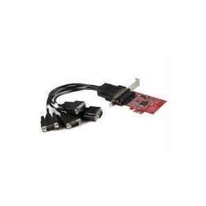  4 Port PCIe RS232 Serial Adapter Card Electronics