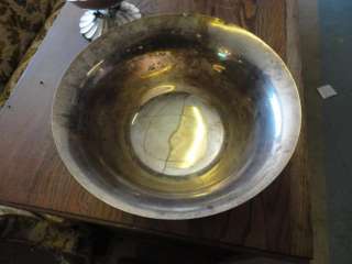   1055 GRAMS STERLING SILVER PAUL REVERE STYLE 036 11 INCH BOWL  