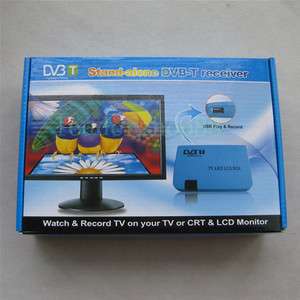 Digital TV Box LCD VGA/AV Tuner DVB T FreeView Receiver  