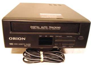 Orion VP0060 4 Head VCR VHS Player Recorder Digital Auto Tracking AC 