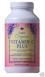 Caties Whole Food Vitamin C ~ Organic ~ 10 oz Powder 185707000086 