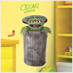   the GROUCH BiG Wall Stickers Decal Sesame Street 034878834573  