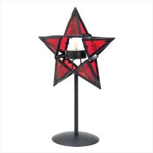 Ruby Star Candle Lamp   Style 39068