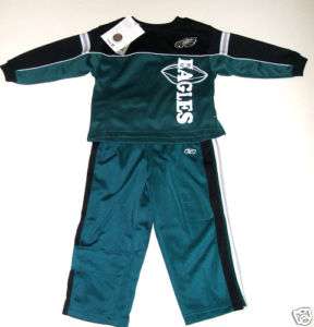 PHILADELPHIA EAGLES WARM UP OUTFIT TODDLER SIZE 2T NWT  