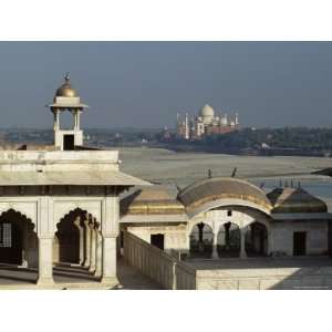Taj Mahal, Across the Jumna River from the Fort, Agra, Uttar Pradesh 
