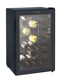 32 Bottle Wine Cooler Refrigerator Cellar Electronic Adjustable PECBK 