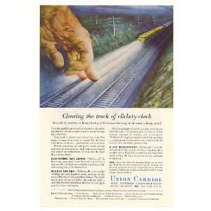   Hand Railroad Track Ribbonrail Welding Print Ad