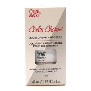 Wella Color Charm Liquid # 7W Caramel Haircolor (3 Pack 